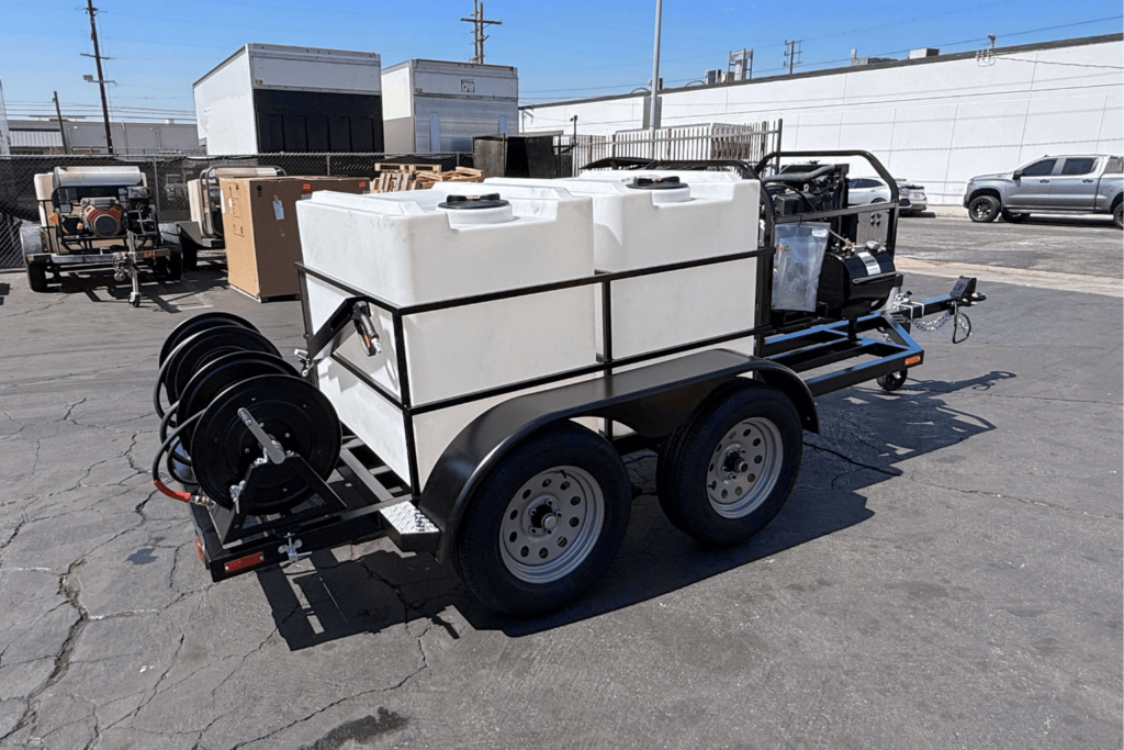 What Key Components Define a Professional Pressure Washing Rig?