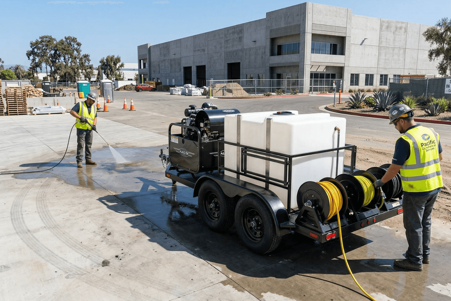 california-compliant pressure washer trailers