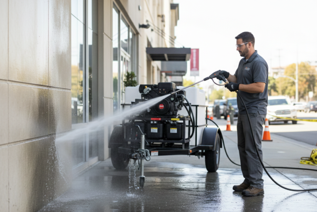 The Technology Behind Professional Mobile Pressure Washing