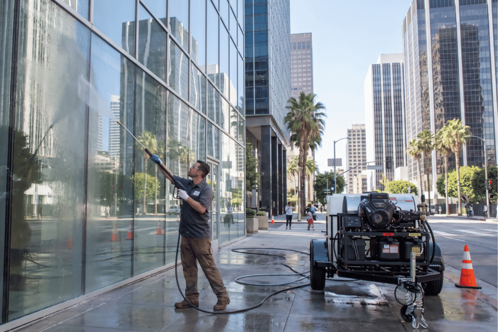 What Can Municipal Pressure Washers Clean?