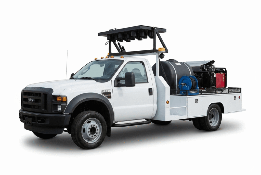 graffiti removal truck