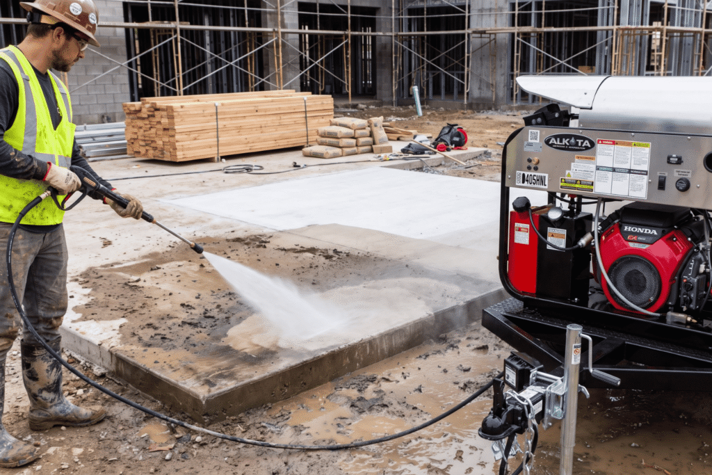 A Mobile Cleaning Solution for Construction Sites