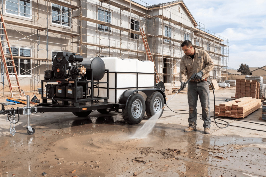 Water Tank Capacity for Remote Construction Sites